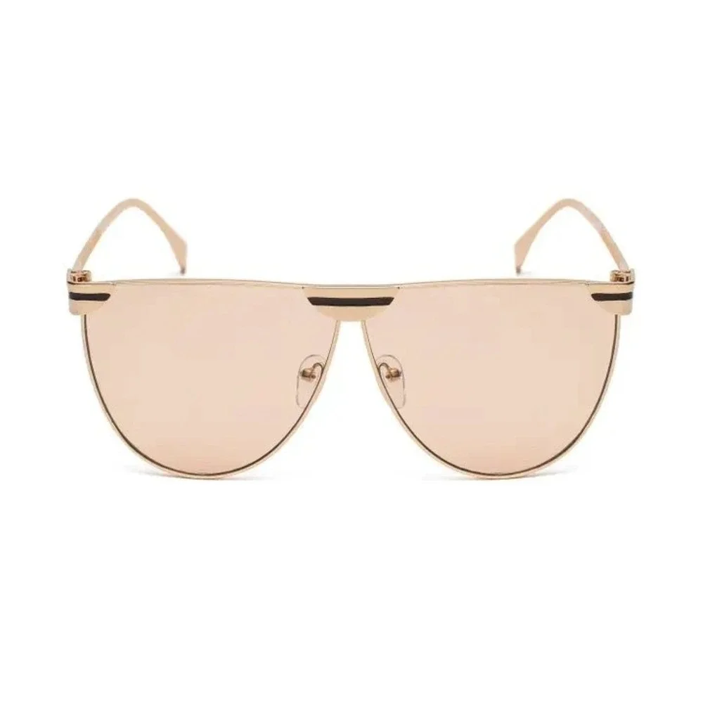 Mens Sunglasses Light Tinted Lens Flat Top Shield Outdoor Shades Sun‎ Protection